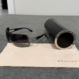 6038B Rhinestone Shield Sunglasses